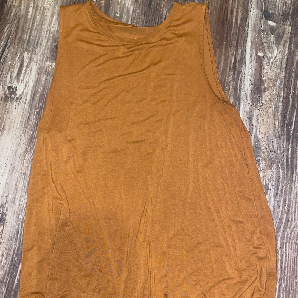 Yellow Target Tank Top